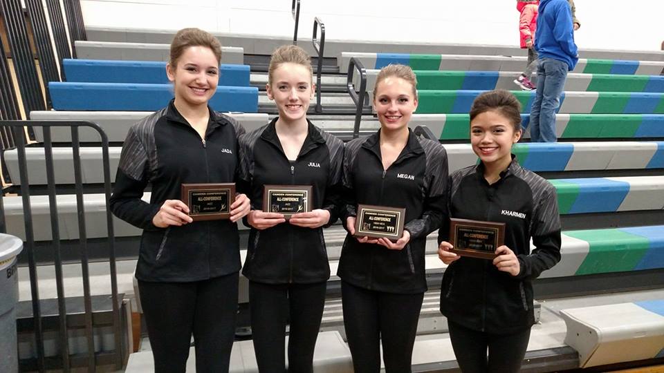 Trojette all conference dancers
