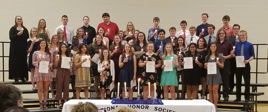 2019-2020 national honor society members