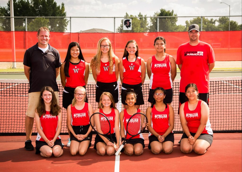 Girls JV Tennis 2018