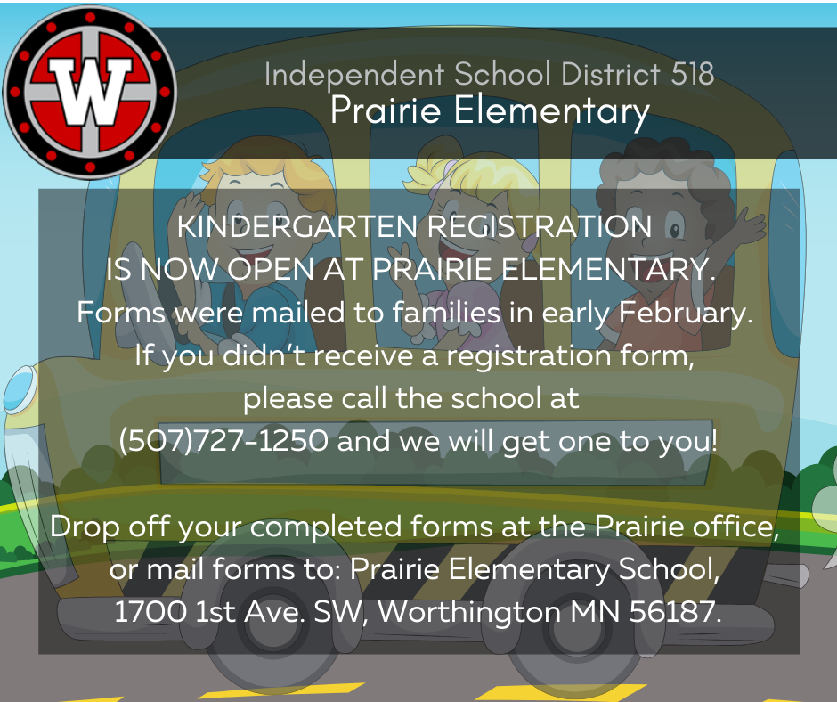 Kindergarten Registration Independent School District 518