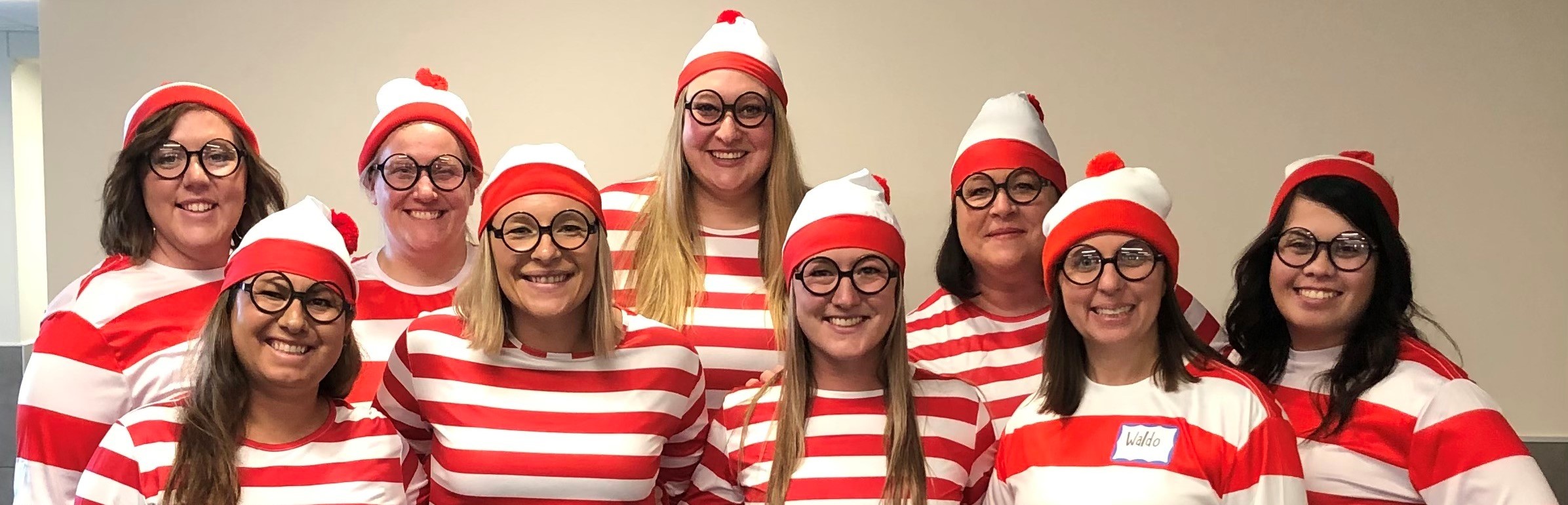 Fourth Grade Teachers in Where's Waldo costumes