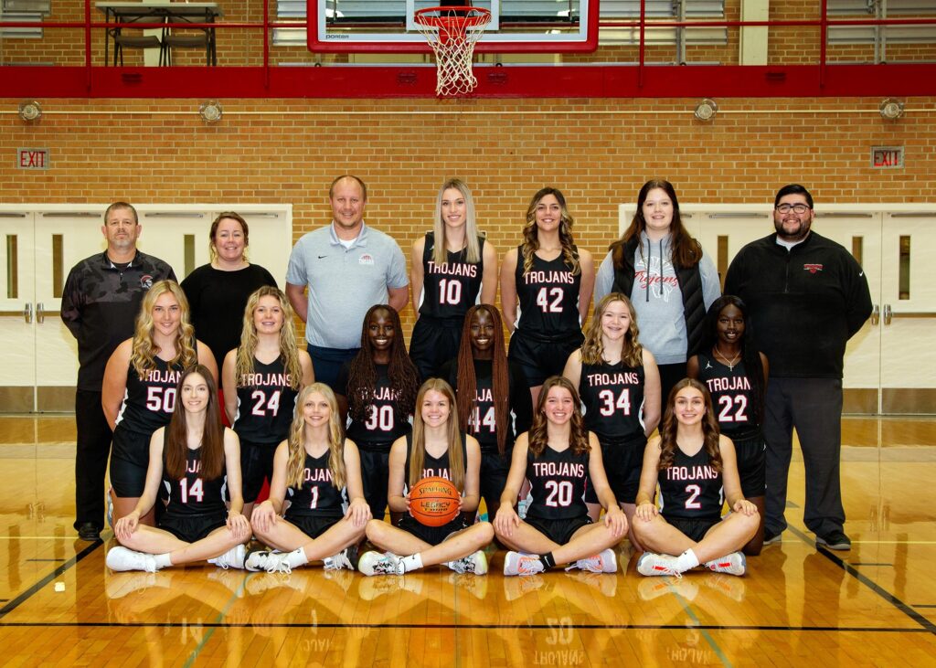 13 basketball players and 4 coaches