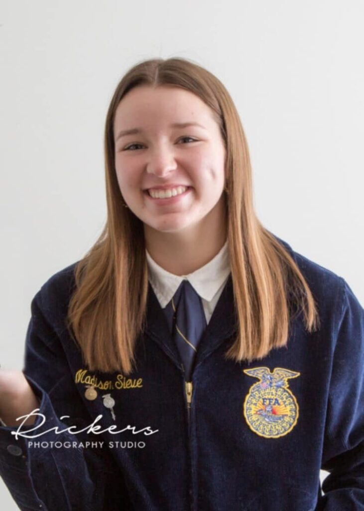 Madison Sieve in FFA jacket
