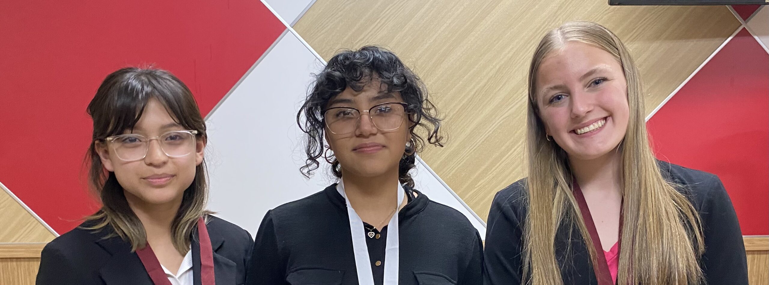 3 high school student award winners
