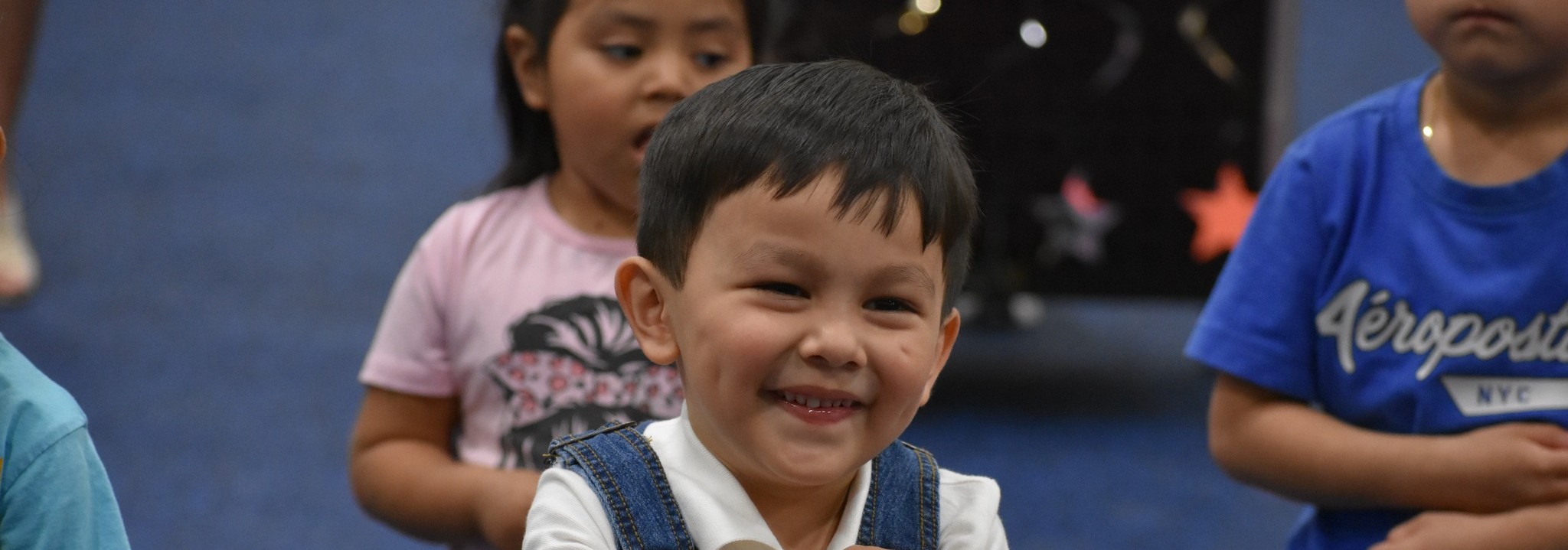 Smiling young student