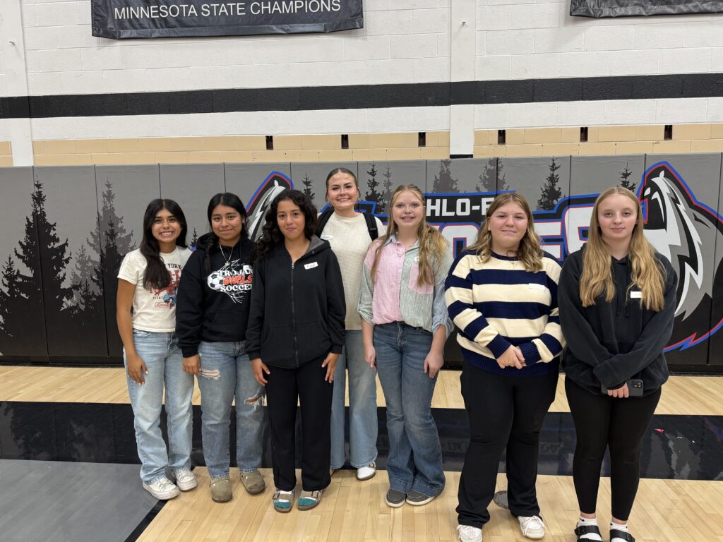 Group of 7 students standing together